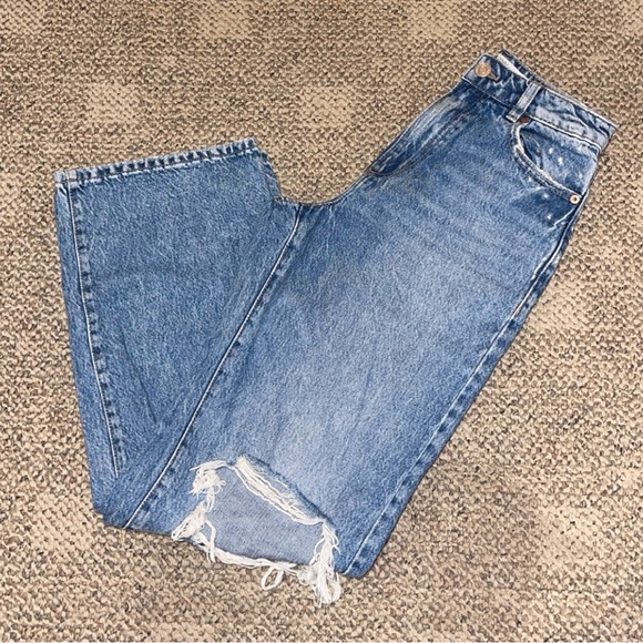Garage Demin Wide Leg Jeans - Picture 3 of 4
